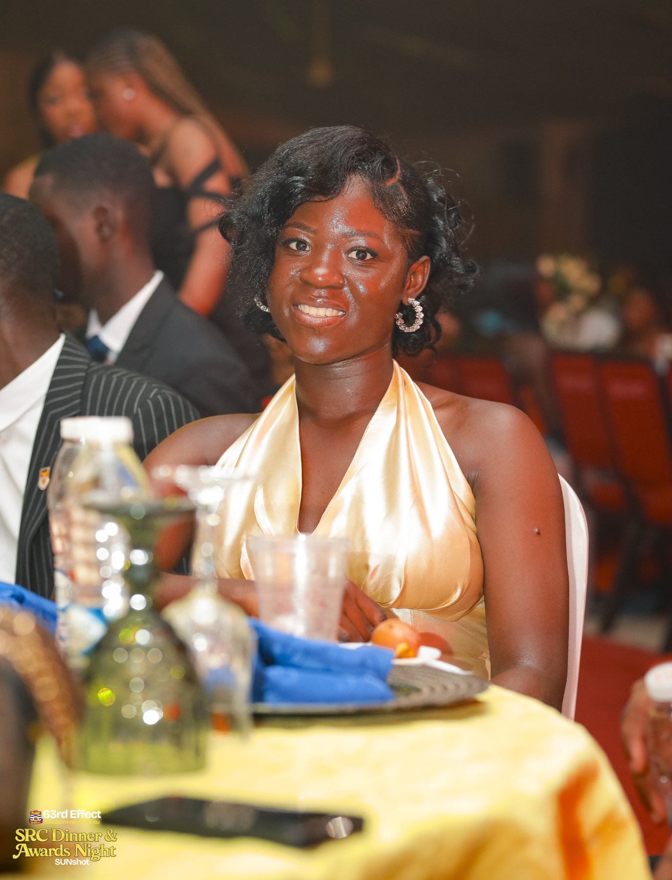 Attendee enjoying the UCC SRC dinner program