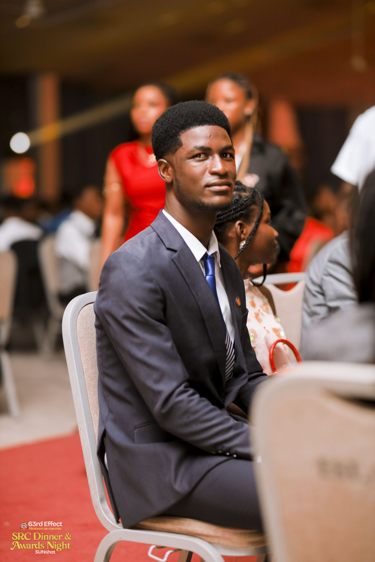 Audience member during the awards ceremony