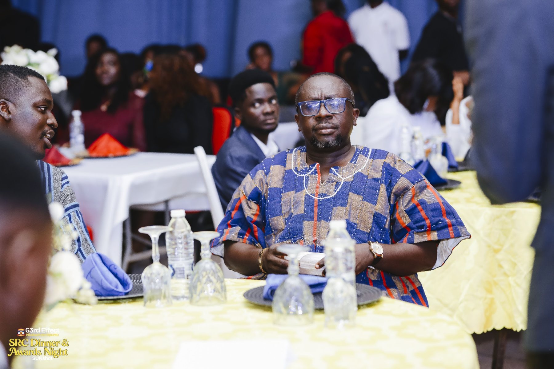 Audience table during the awards night