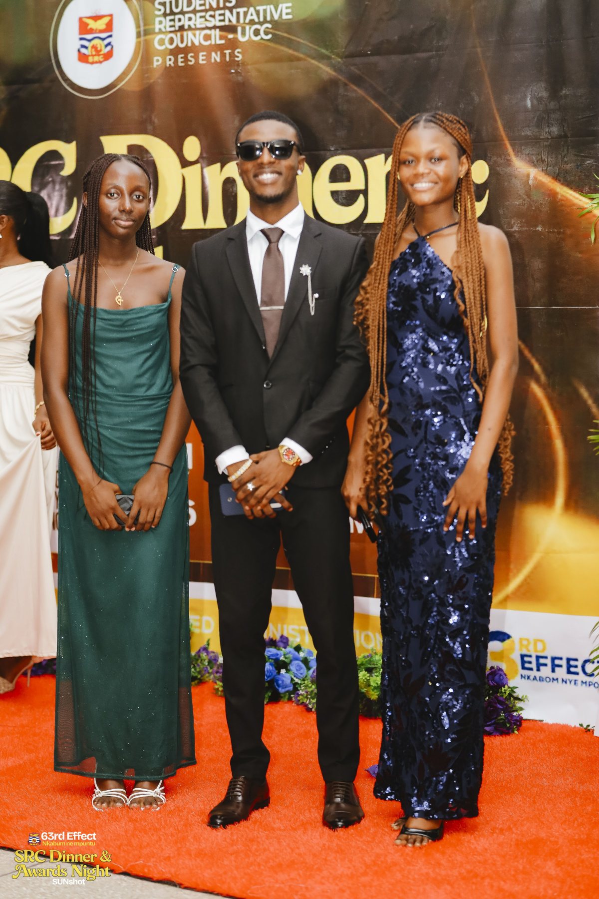 Formal guest portrait at the event