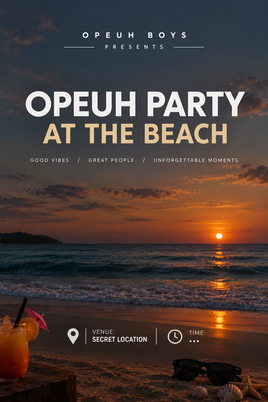 Opueh Party At the Beach