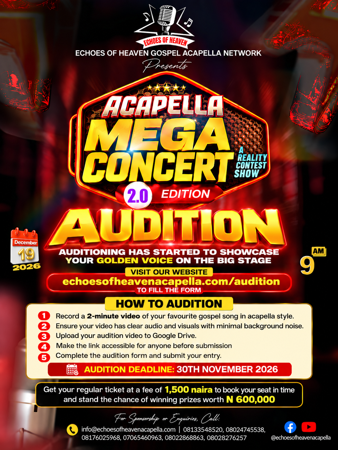 ACAPELLA MEGA CONCERT